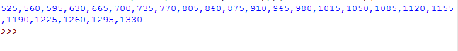 Write a Python program to find those numbers which are divisible by 7 and multiple of 5, between 1500 and 2700