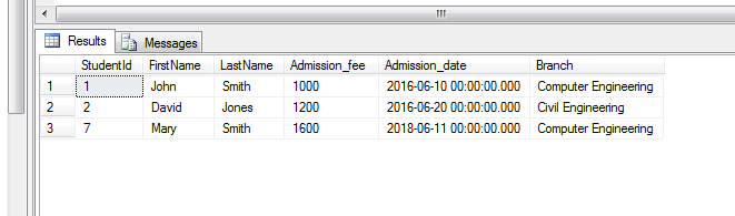 Write a SQL query to get student details from tblStudent table whose admission month is 'June'